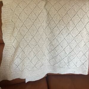 Roca Home luxury wool blend throw blanket